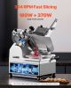 VEVOR Automatic Meat Slicer, 180W + 370W Deli Slicer with a 12 inch Premium 65Mn Blade, 0-0.3 inch Adjustable Thickness