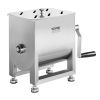 Manual Meat Mixer Tank Mixing Max 15LB for Meat Sausage Mixer Machine Silver
