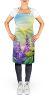 Idaho Syringa in Watercolor Apron Cooking Kitchen Server Baking Crafts Gardening for Adult Women Men, Unisex, Large, Multicolor