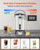 Insulated Beverage Dispenser for Hot & Cold Drinks 3.2 Gal Stainless Steel