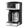 VEVOR Programmable Coffee Maker, 12 Cup Programmable Drip Coffee Makers with Touch Screen, 4-Hour Keep Warm Coffee Makers Drips