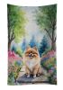 Pomeranian Spring Path Kitchen Towel Dish Cloths Guest Hand Towel Decorative Bathroom Towel for Face,Tea, Dishcloth, Kitchen and Bath
