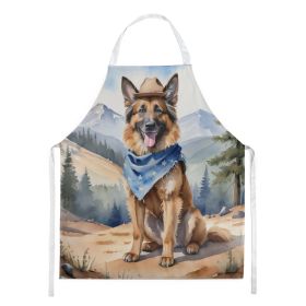 Belgian Tervuren Cowboy Welcome Apron Cooking Kitchen Server Baking Crafts Gardening for Adult Women Men, Unisex, Large, Multicolor