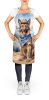 Belgian Tervuren Cowboy Welcome Apron Cooking Kitchen Server Baking Crafts Gardening for Adult Women Men, Unisex, Large, Multicolor